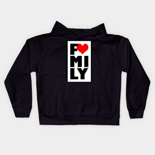 I Love My Family Reunion Slogan For Family Reunions Kids Hoodie